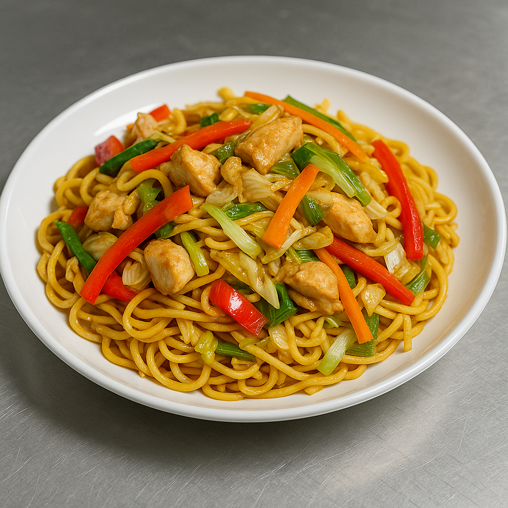 BAMI MET KIP EN GROENTE